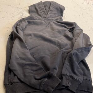 A&F Abercrombie Kids Gray Fleece Hoodie 15/16 w/ Thumb Holes